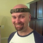Producer Bjorn Munson modelling the Morgana's Collection crown